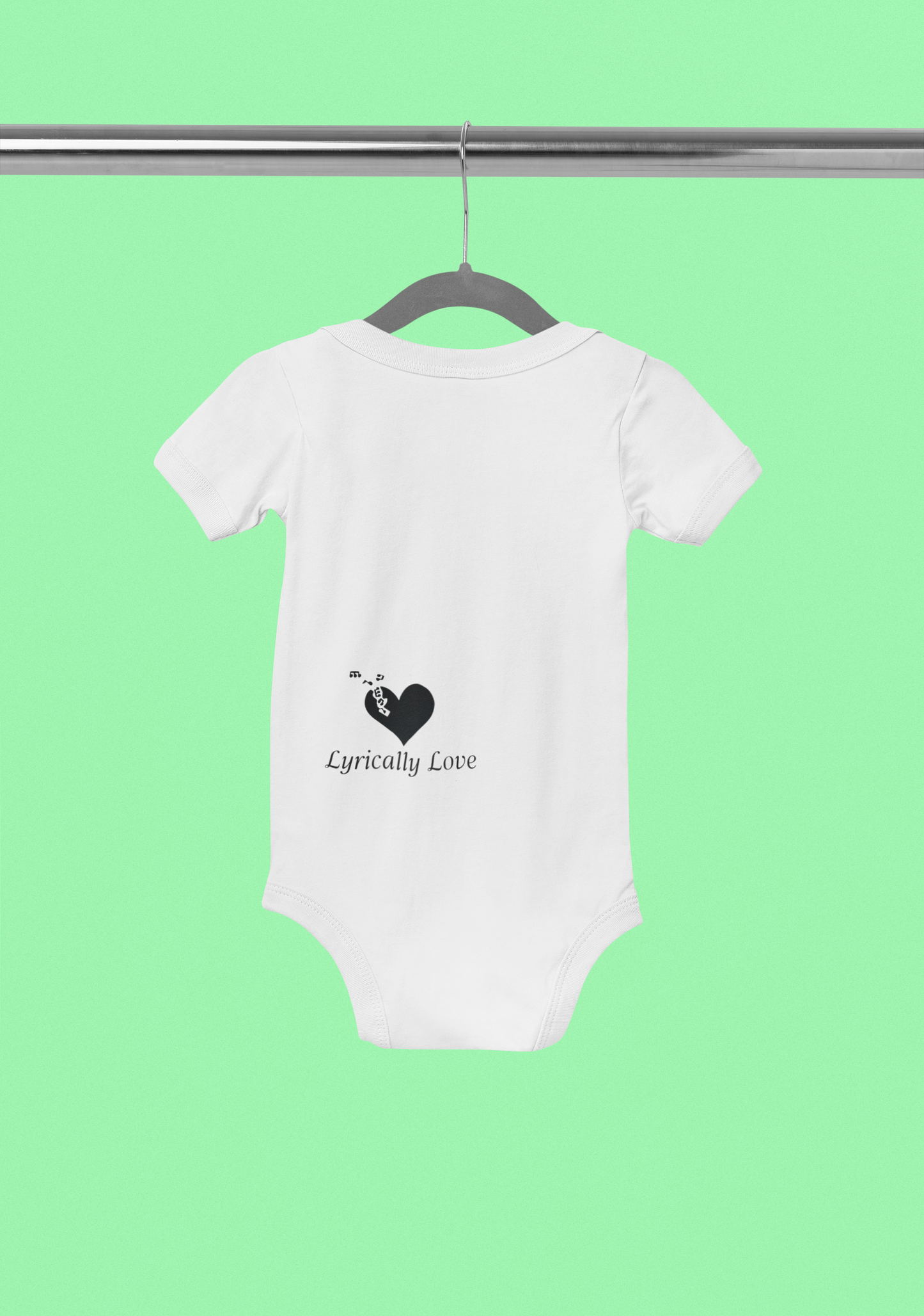 "God's Little Miracle" Lyrically Love Bible Verse Baby Onesie