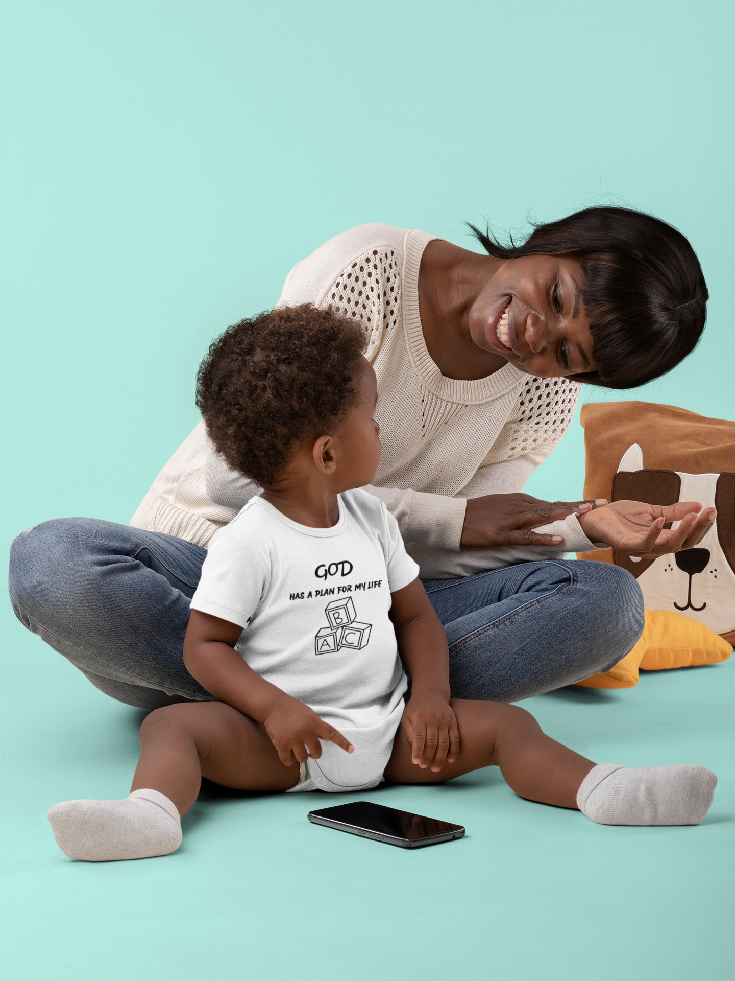 "Gods Plan" Lyrically Love Bible Verse Baby Onesie