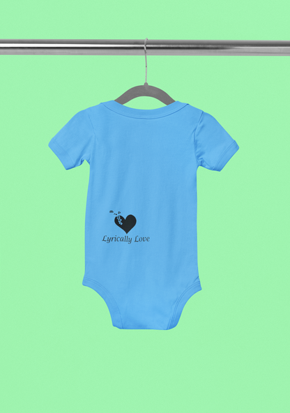 "God's Little Miracle" Lyrically Love Bible Verse Baby Onesie