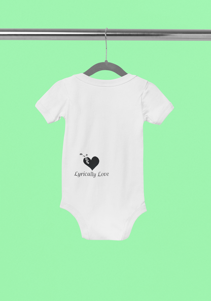 "God's Little Miracle" Lyrically Love Bible Verse Baby Onesie